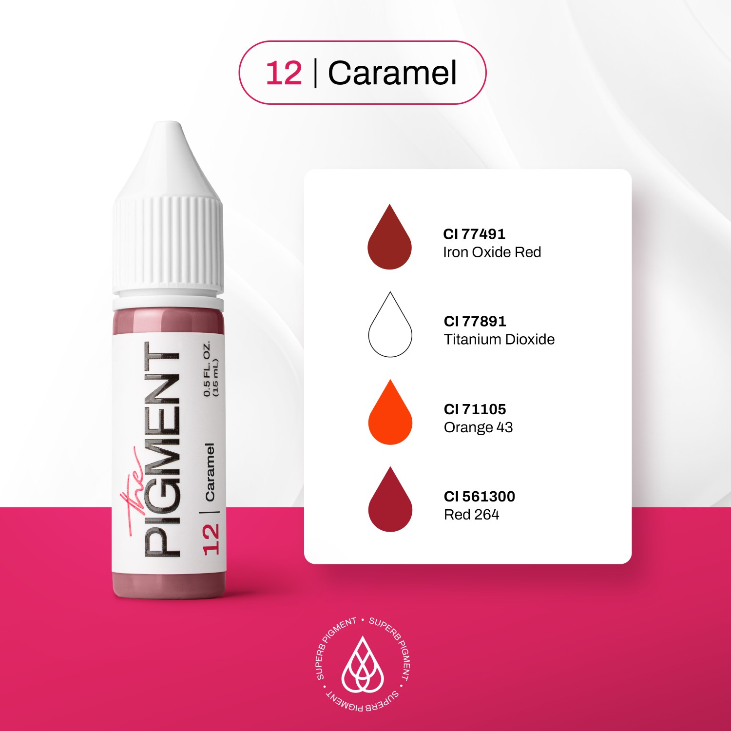 THE PIGMENT ტუჩის პიგმენტი Caramel 15 მლ.